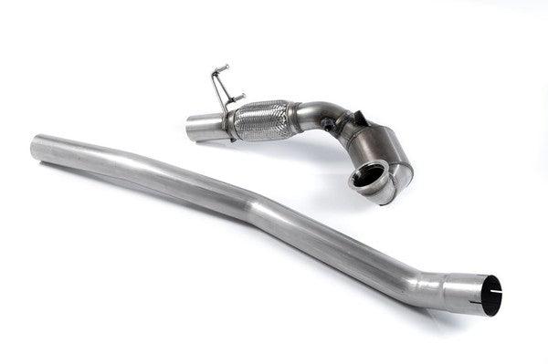 Milltek Downpipe inkl. HJS Hi-Flow Sportkat für Audi TTS 2.0TFSI Quattro (ohne OPF) ab 2015 (Typ FV) ECE