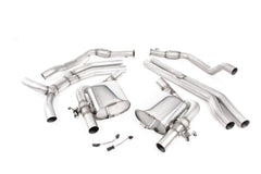 Système d'échappement sport Milltek à partir de catalyseur pour Audi RS5 B9 2.9 V6 Turbo à partir de 2017 Race+