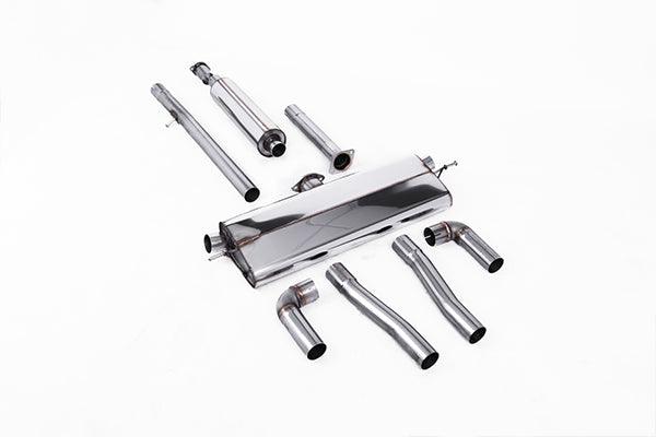 Milltek sports exhaust system from particle filter for Skoda Octavia v