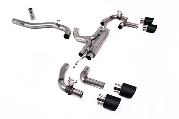 Milltek Sportabgasanlage ab Partikelfilter V2 für VW Golf Mk8 R 2.0 TSI 320PS (mit OPF) ab 2021 (Typ CD)