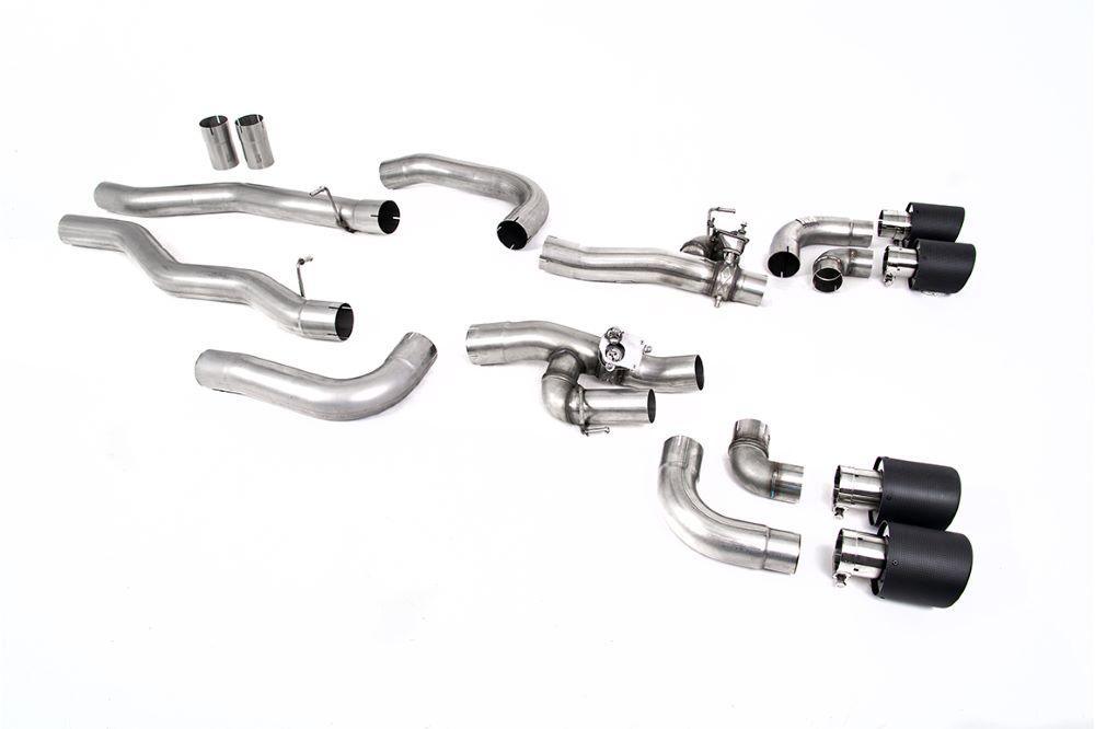 BMW M8 & M8 Competition 4.4l V8 Twin Turbo F91 & F92 Coupe & Cabrio Edelstahl Abgasanlage von Milltek Sport