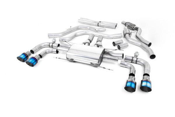 Milltek Sportabgasanlage V2 für Alfa Romeo Giulia Quadrifoglio 2.9 V6 Bi-Turbo (ohne OPF) ab 2017 (Typ 952)