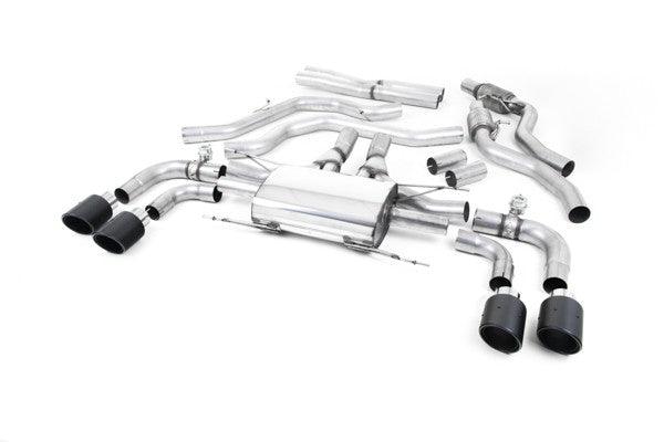 Milltek Sportabgasanlage V2 für Alfa Romeo Giulia Quadrifoglio 2.9 V6 Bi-Turbo (ohne OPF) ab 2017 (Typ 952)