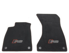 Juego de alfombrillas textiles premium originales Audi RS3 (8Y), delanteras y traseras, con logotipo RS.