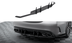 Diffuseur arrière central Maxton Design Street Pro pour Mercedes AMG C63 Berline/Break W205 lifting