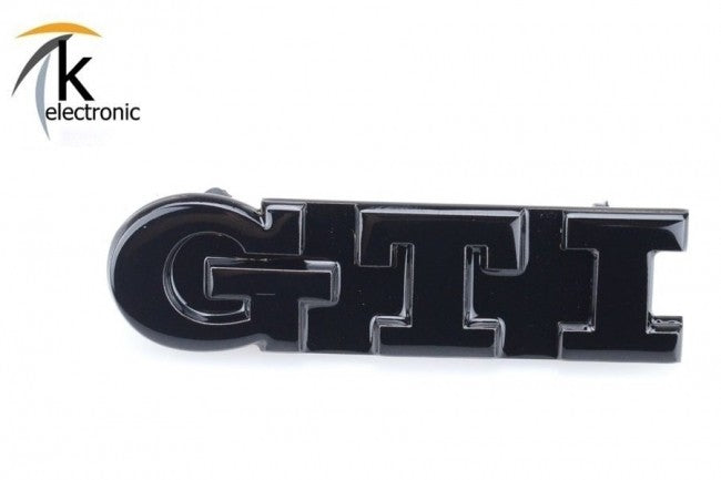 VW Polo AW GTI Schriftzug schwarz vorne Vor-Facelift bis 2021