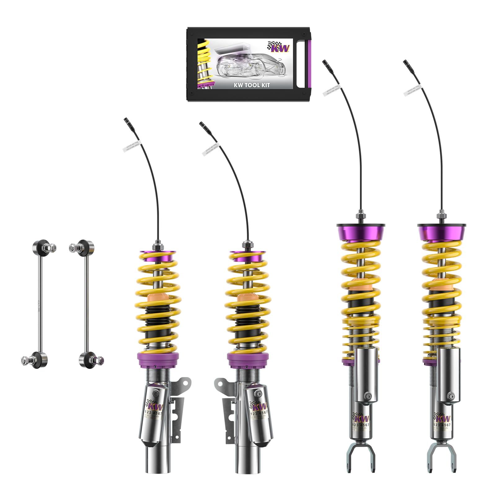 KW DDC - Plug & Play Gewindefahrwerk inox für Porsche 911