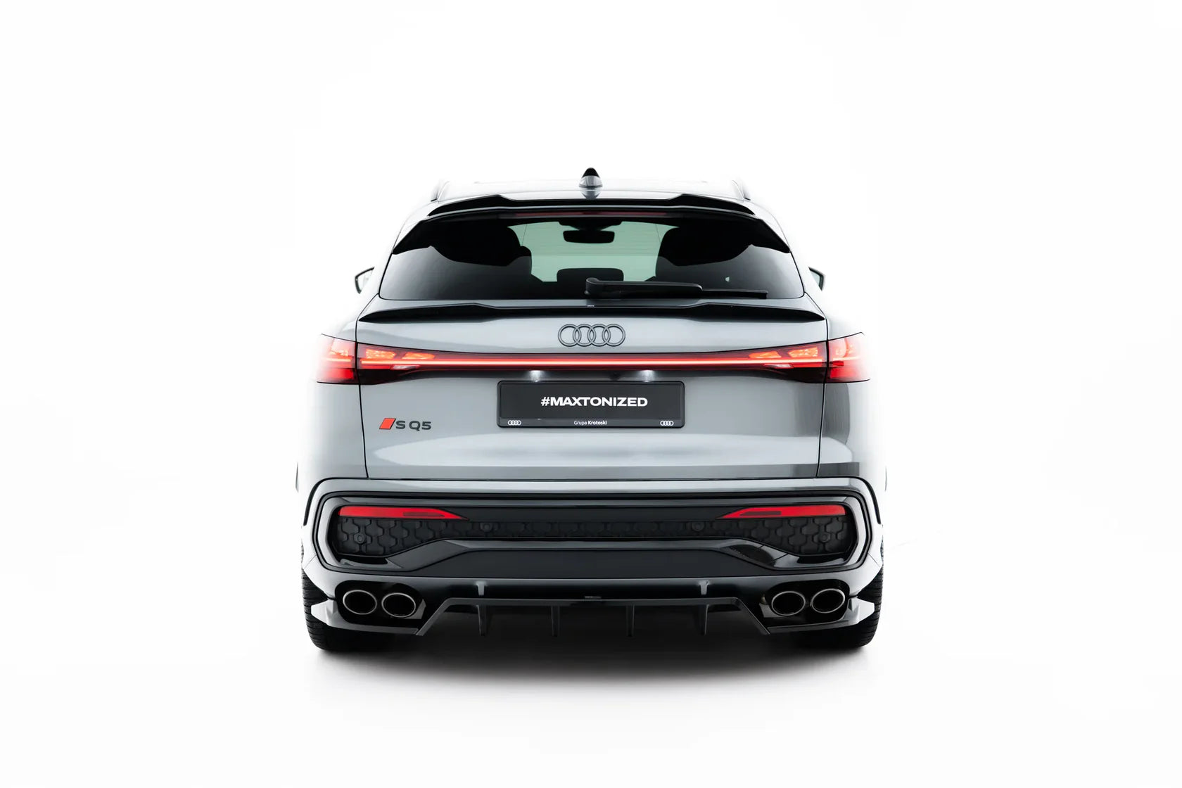 Zentraler Hinterer Splitter für Audi SQ5 Sportback / SUV Mk3 von Maxton Design