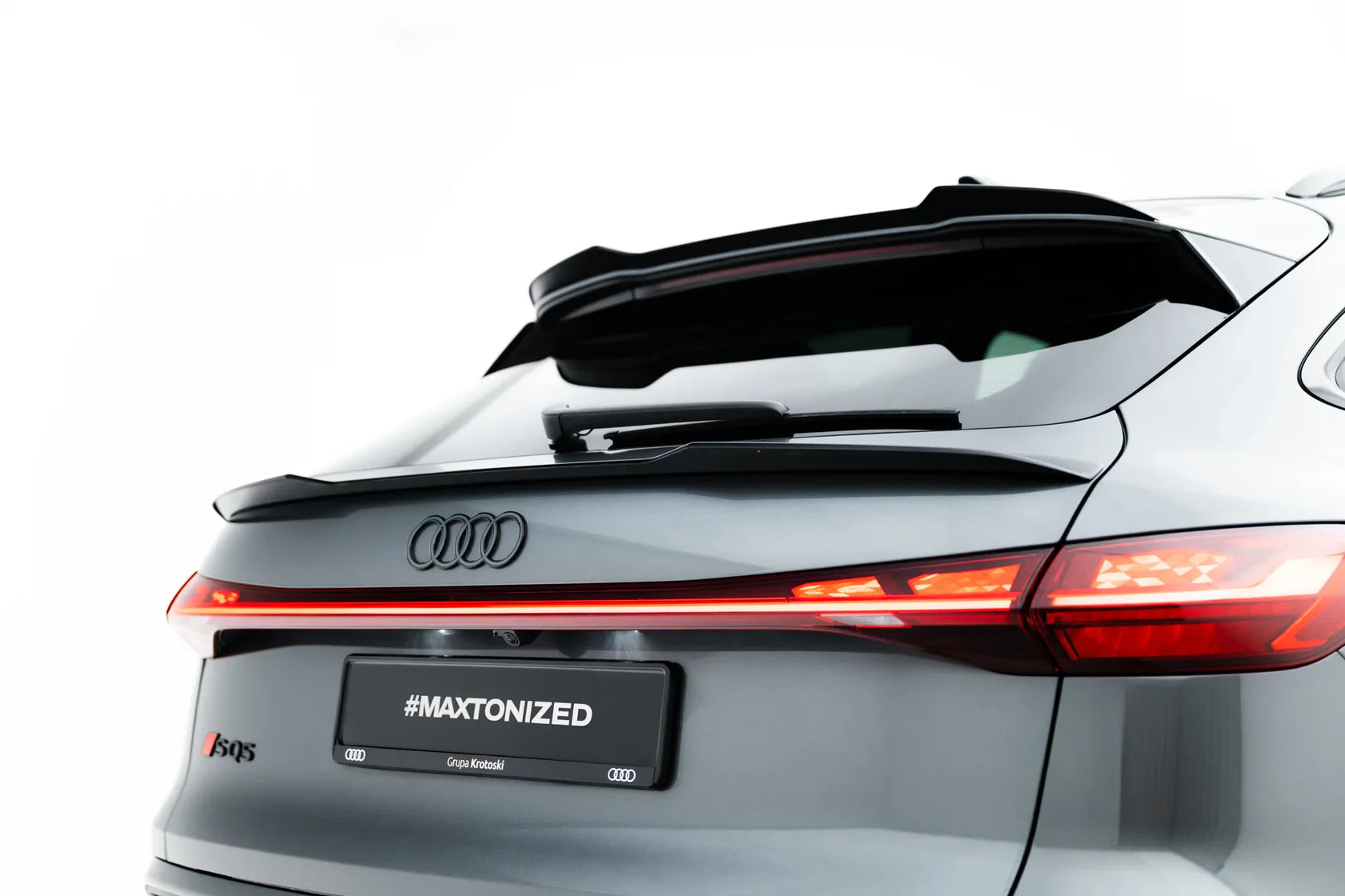 Spoiler Cap unten für Audi SQ5 / Q5 S-Line Sportback Mk3 von Maxton Design