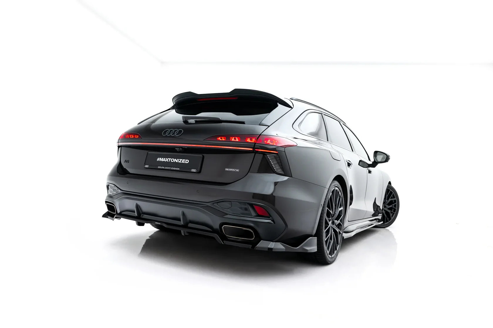 Zentraler Hinterer Splitter V.4 für Audi A6 S-Line C9 von Maxton Design