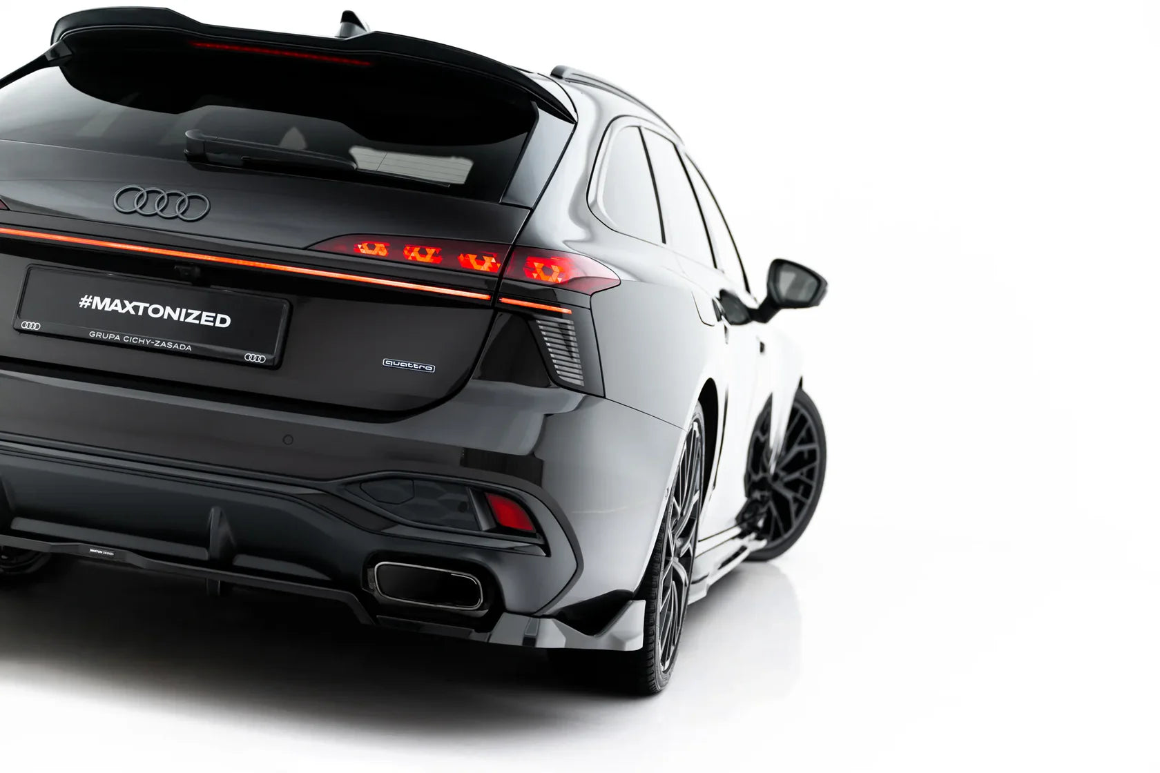 Zentraler Hinterer Splitter V.4 für Audi A6 S-Line C9 von Maxton Design