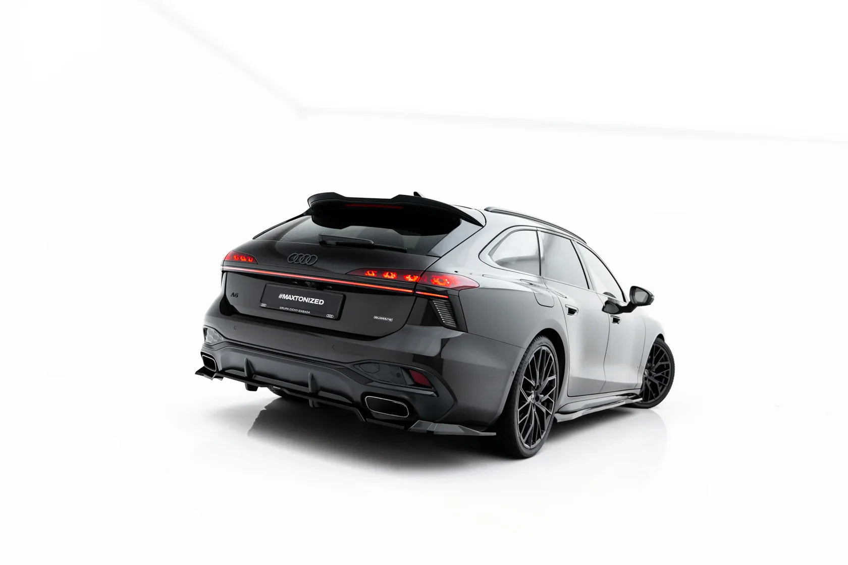 Zentraler Hinterer Splitter V.3 für Audi A6 S-Line Diesel C9 von Maxton Design