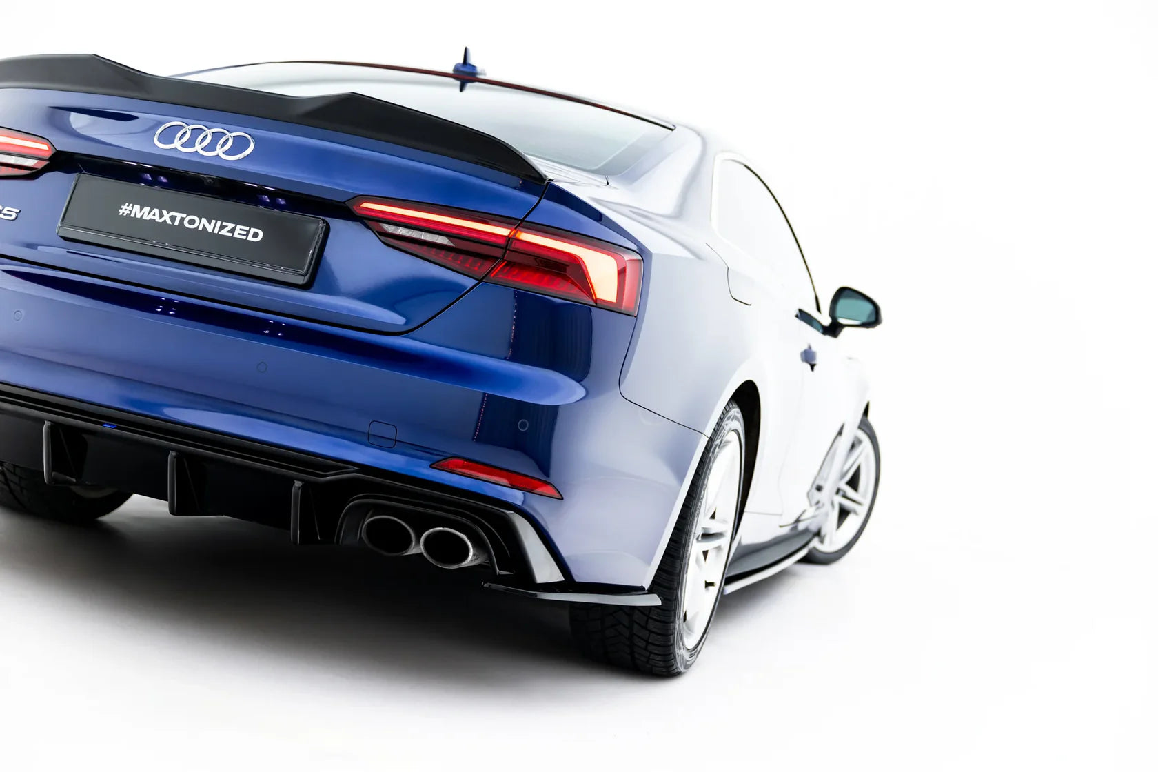 Maxton Design Seitliche Heck Diffusor Erweiterung V.2 für Audi S5 Coupe F5