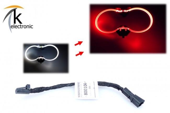 Audi A3 8V Cupholder ROT beleuchtet Adapter Umrüstpaket