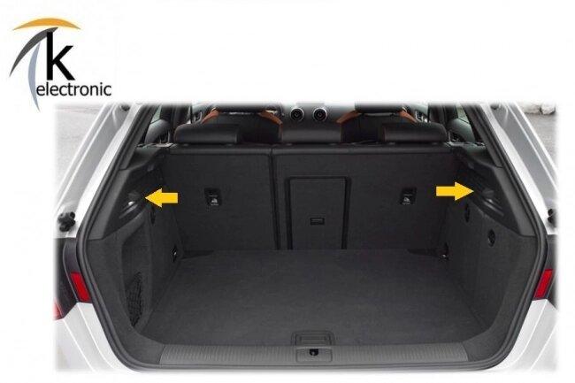 Audi A3 8V Handschuhfachbeleuchtung Halogen LED Nachrüstpaket