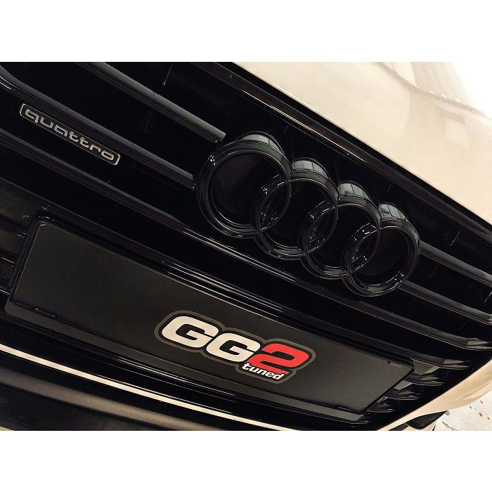 Audi rings at the front black for Audi A7 C7 4G