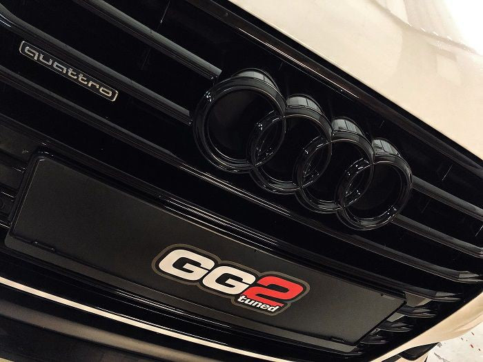 Audi rings black at the front for Audi A7 4K