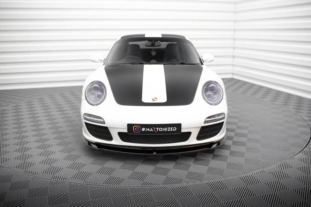 Front Lippe / Front Splitter / Frontansatz V.1 für Porsche 911 Carrera 997.2 von Maxton Design
