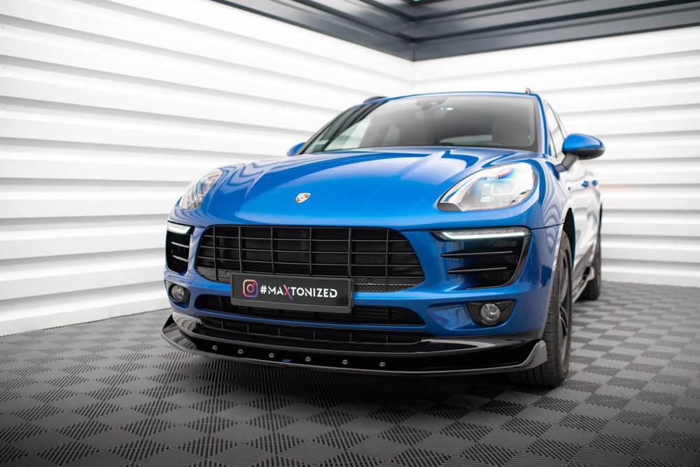 Front Lippe / Front Splitter / Frontansatz V.1 für Porsche Macan Mk1 von Maxton Design