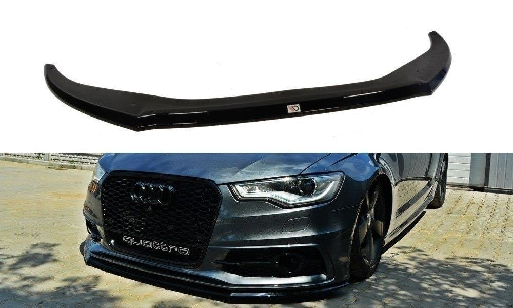 Predný okraj / predný splitter / predný nájazd V.2 pre Audi S6 / A6 S-Line C7 od Maxton Design