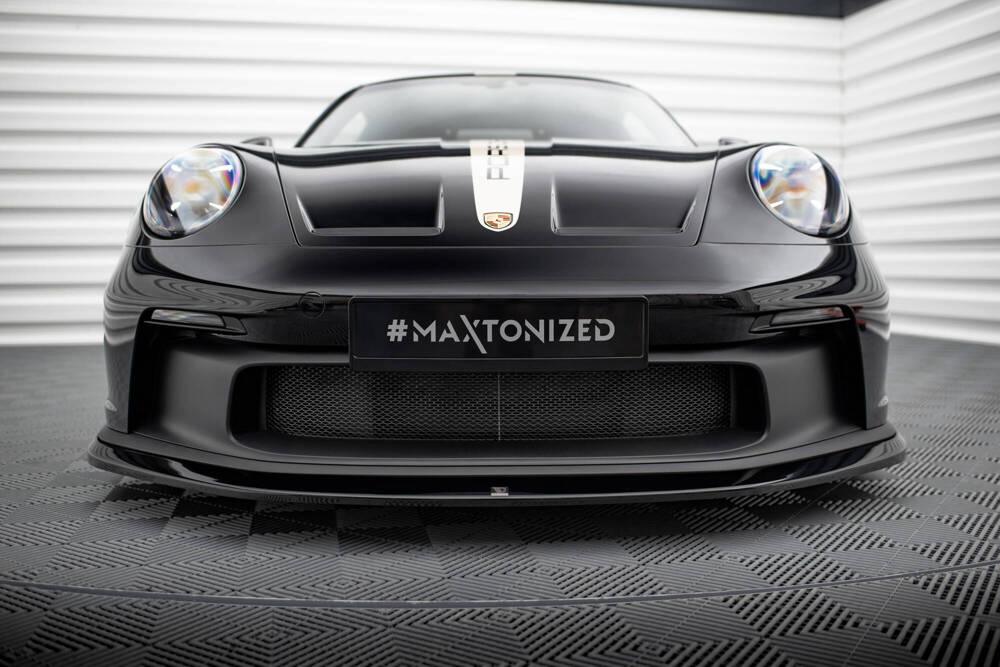 Front Lippe / Front Splitter / Frontansatz für Porsche 911 992 GT3 von Maxton Design