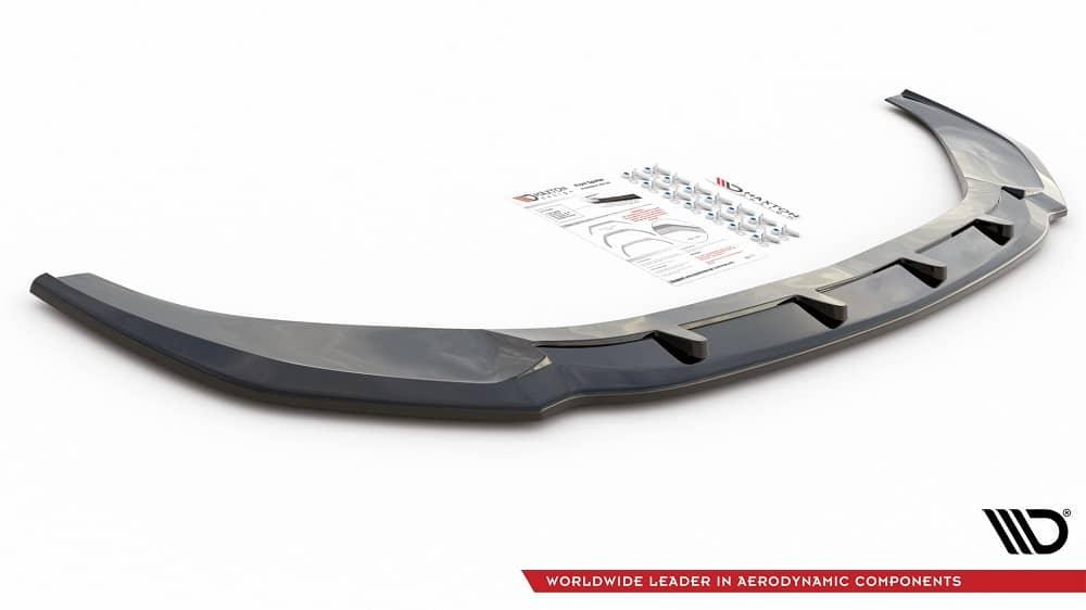 Front Diffusor / Front Splitter / Cup Schwert / Frontansatz V.2 für Audi A6 S-Line / S6 C8 von Maxton Design
