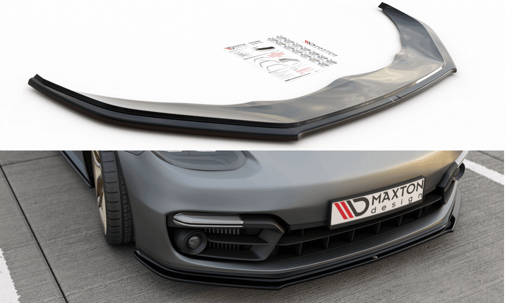 Labio delantero / divisor delantero / aproximación delantera para Porsche Panamera Turbo / GTS 971 de Maxton Design