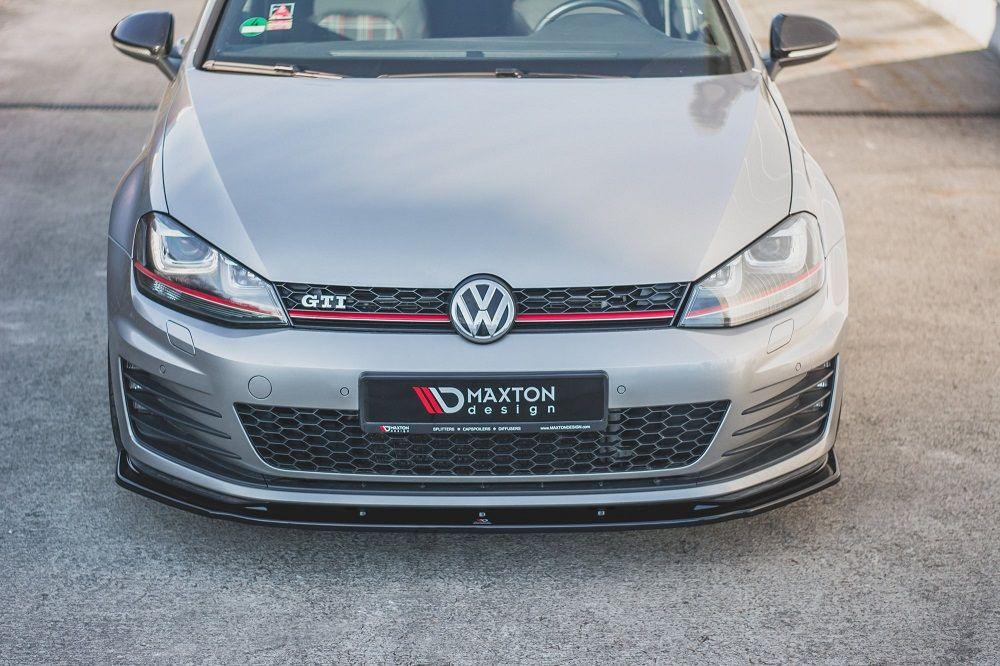 Front Lippe/Front Splitter/Front Approach v.1 for VW Golf 7 GTI fra Maxton Design
