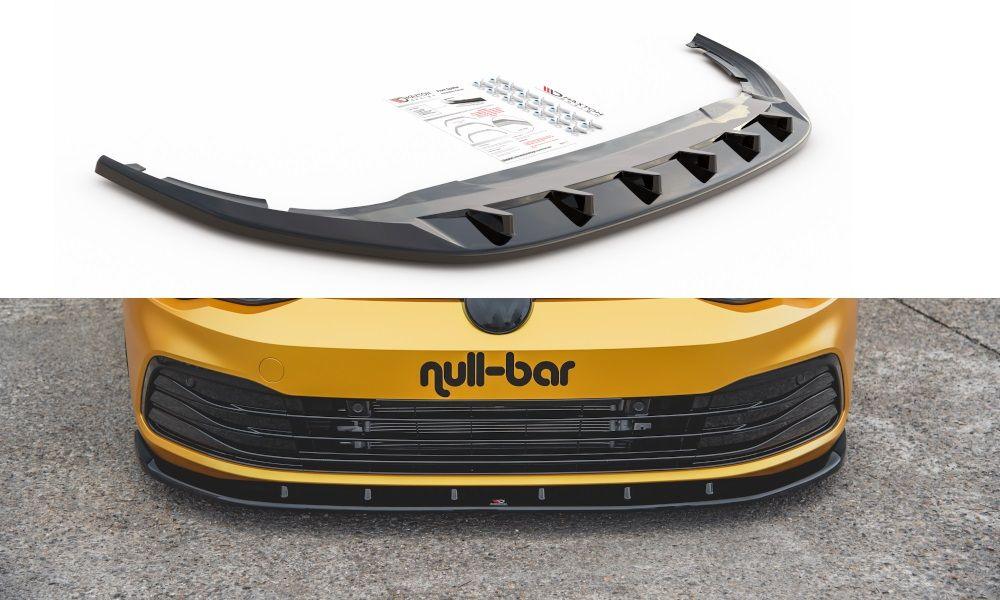 Främre läpp / främre splitter / front approach V.1 för VW Golf 8 från Maxton Design