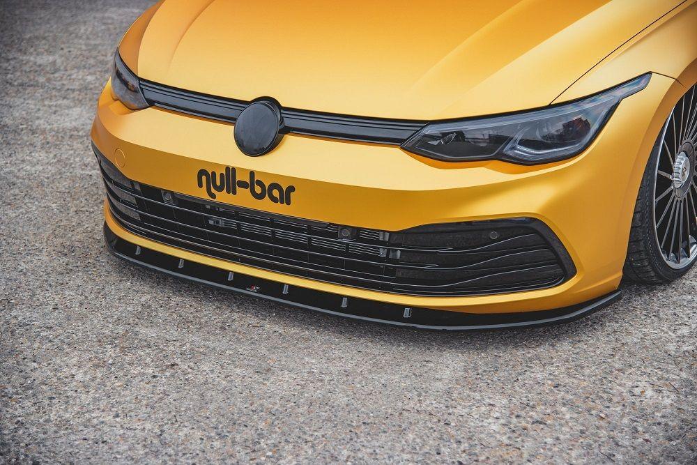 Främre läpp / främre splitter / front approach V.1 för VW Golf 8 från Maxton Design