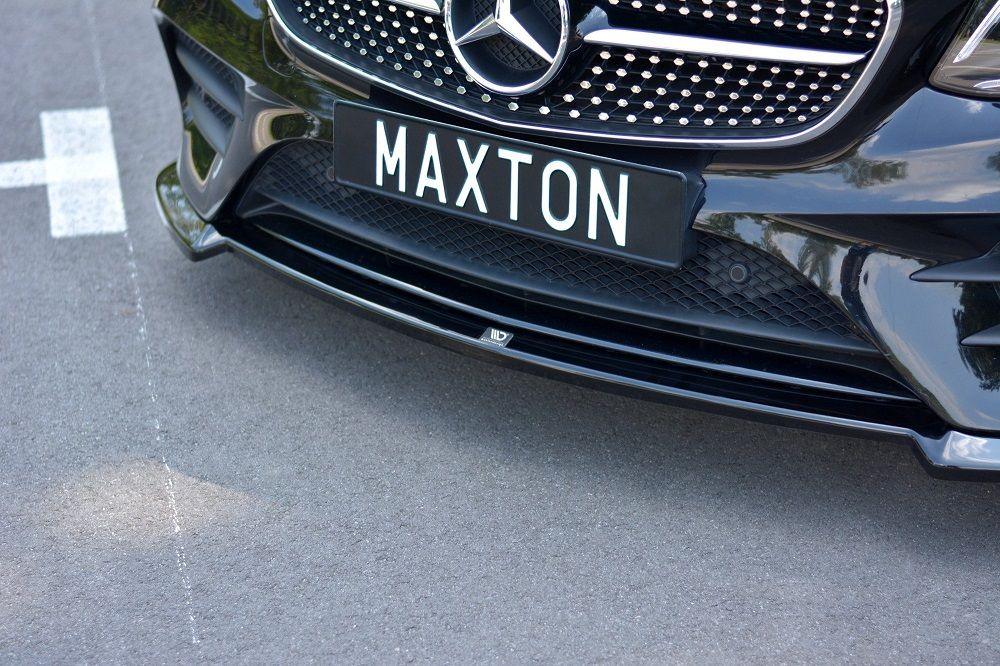 Främre läpp / främre splitter / front approach V.2 för Mercedes E-klass W213 Coupe (C238) AMG Line från Maxton Design