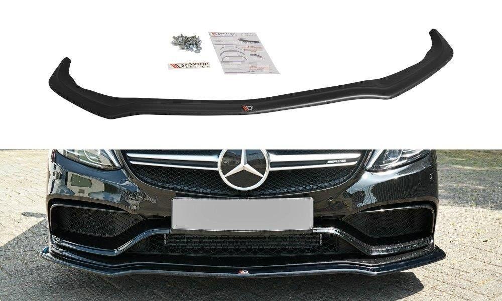 Främre läpp / främre splitter / front approach V.1 för Mercedes C-klass S205 63 AMG T-modell från Maxton Design