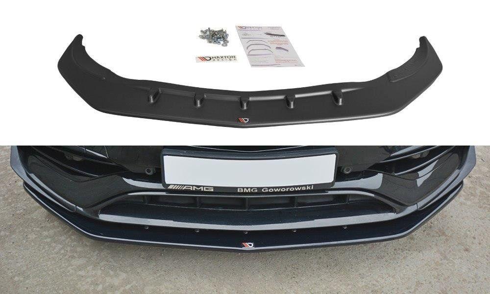 Främre läpp / främre splitter / front approach V.1 för Mercedes CLA A45 AMG C117 Facelift från Maxton Design