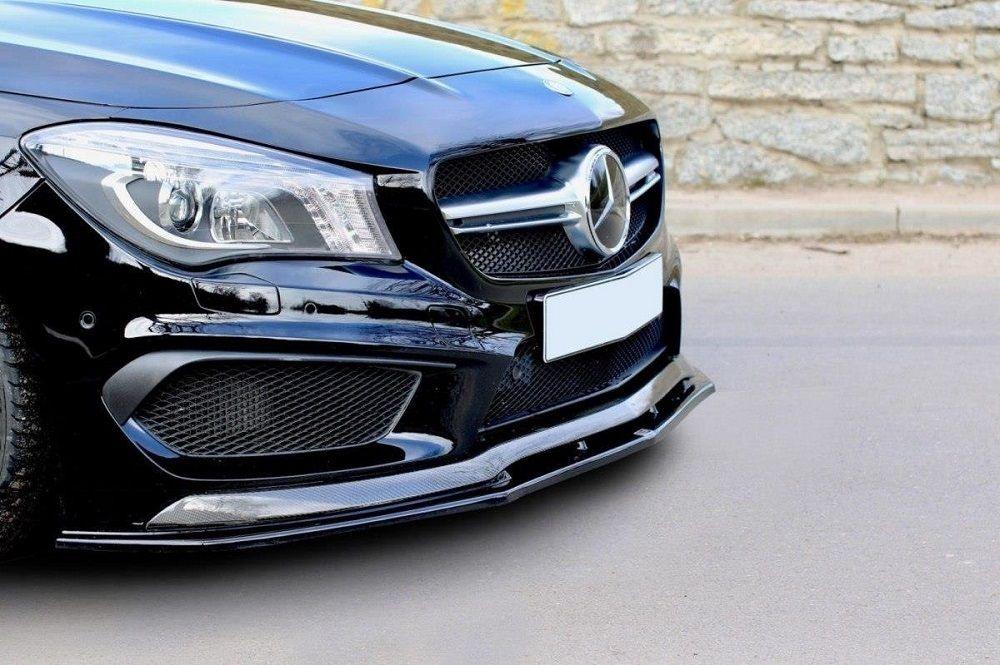Främre läpp / främre splitter / front approach V.2 för Mercedes CLA 45 AMG C117 från Maxton Design