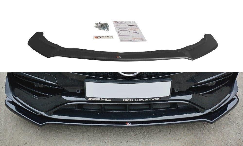 Främre läpp / främre splitter / front approach V.2 för Mercedes CLA A45 AMG C117 Facelift från Maxton Design