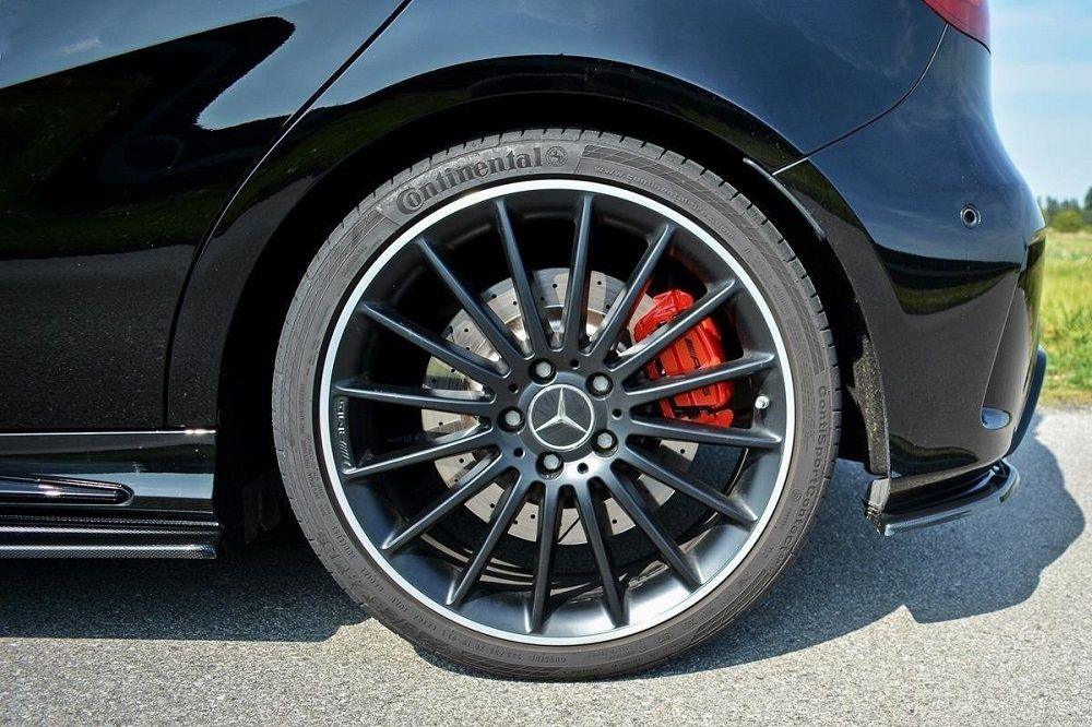 Sidoförlängning bak för Mercedes A-klass W176 AMG ansiktslyftning av Maxton Design