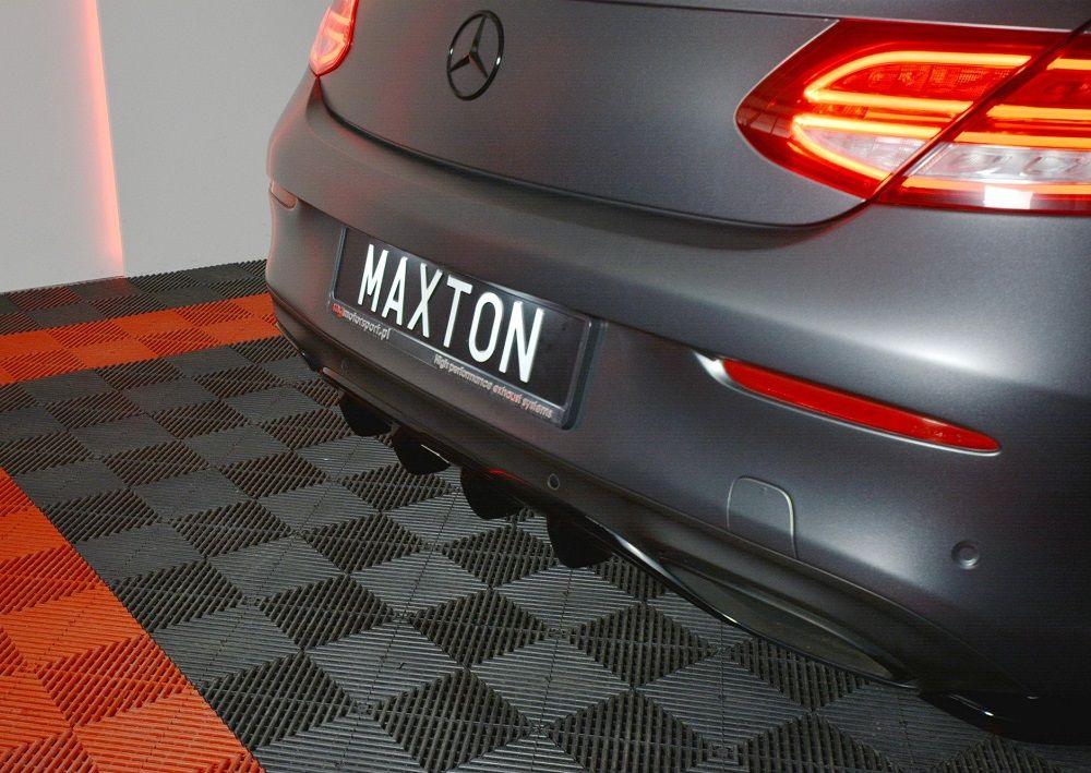 Bakre diffusorförlängning för Mercedes - Benz C-Klass W205 Coupe AMG Line från Maxton Design