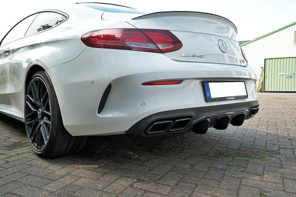 Bakre diffusorförlängning för Mercedes C-Klass C205 63 AMG Coupe från Maxton Design