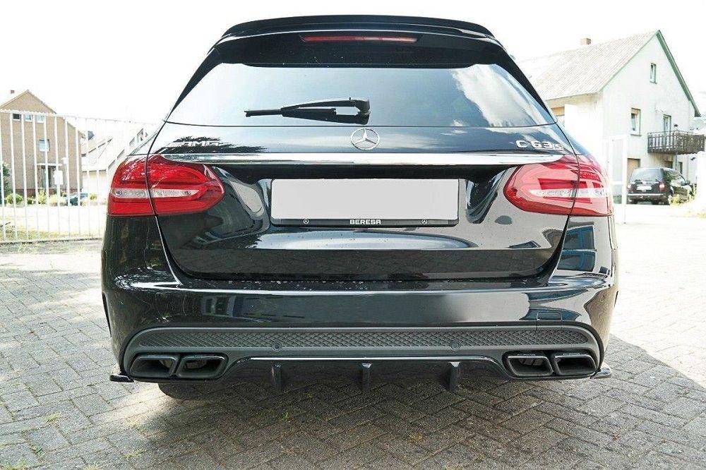 Bakre diffusorförlängning för Mercedes C-Klass S205 63 AMG T-modell från Maxton Design