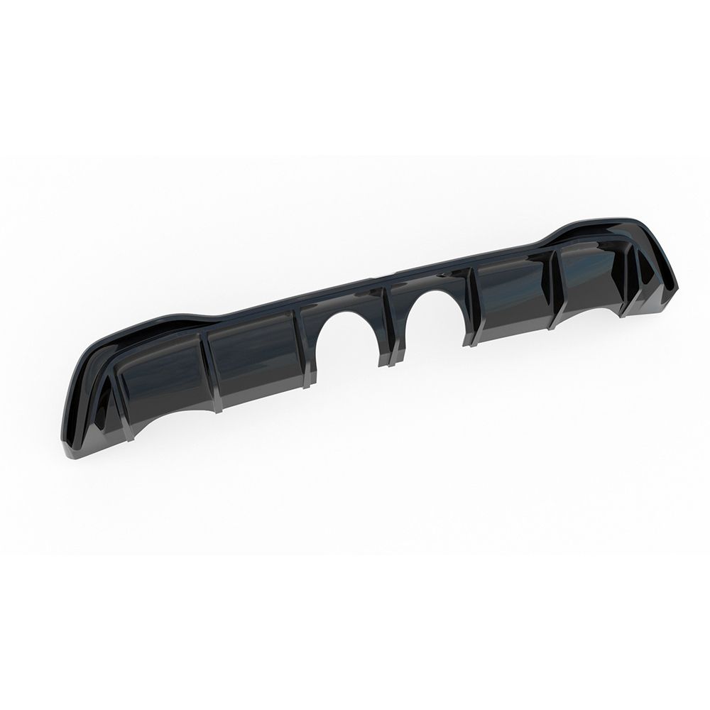 Bakre diffusor i ett set med avgasrör för VW Golf 8 för R32 Look av Maxton Design