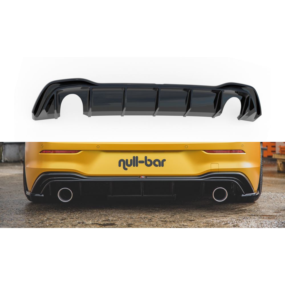 Bakre diffusor till VW Golf 8 för GTI Look från Maxton Design