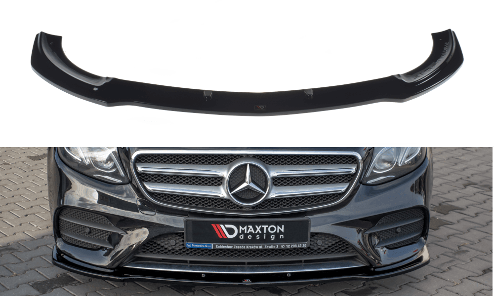 Främre läpp / främre splitter / framtill för Mercedes Benz E-klass E43 AMG / AMG-Line W213 av Maxton Design