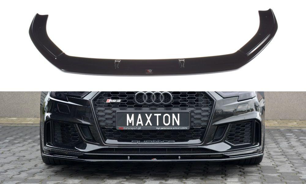 Első ajak / első elosztó / első megközelítés V.1 Audi RS3 8V Facelift Sportbackhez a Maxton Designtól