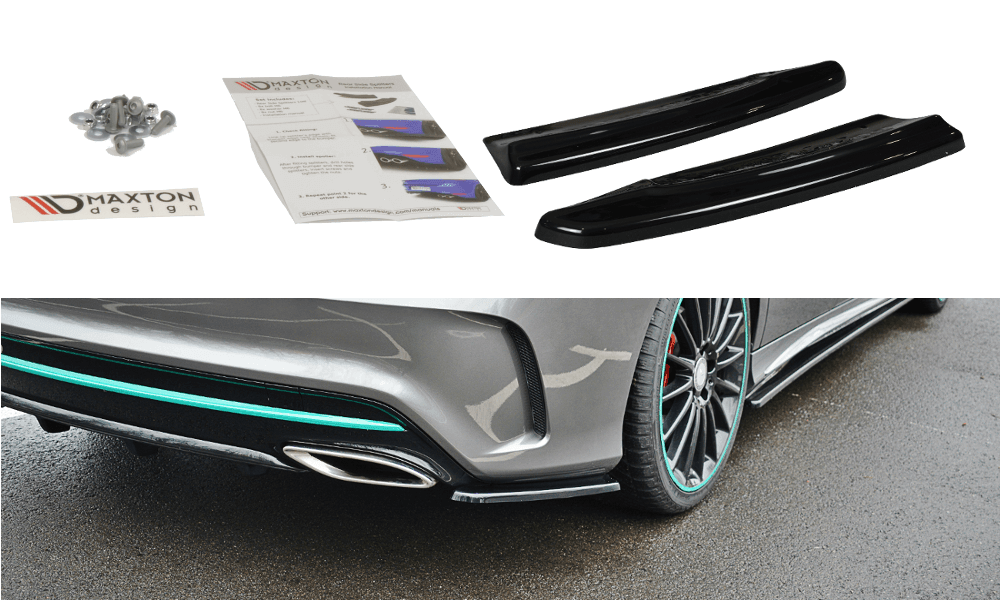 Bakre sidoförlängning för Mercedes Benz CLA C117 AMG-Line Facelift från Maxton Design