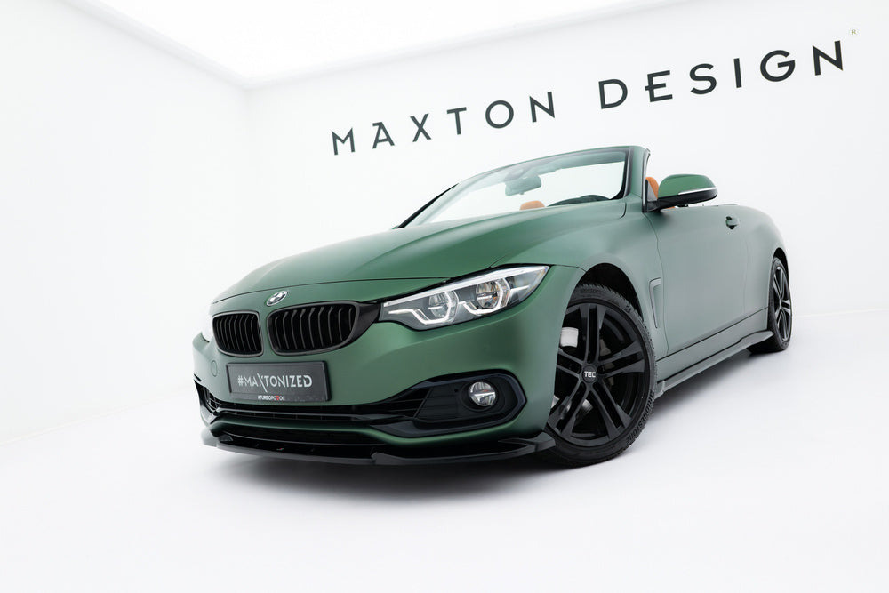 Frontlippe / Frontsplitter / Frontansatz für BMW 4 Cabrio / Coupe F33 / F32 von Maxton Design