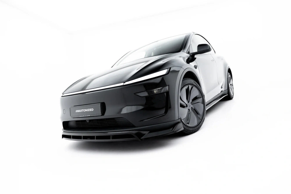 Frontlippe / Frontsplitter / Frontansatz für Tesla Model Y Mk1 Facelift von Maxton Design