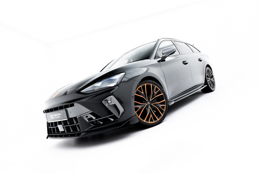 Frontlippe / Frontsplitter / Frontansatz V.1 für Cupra Leon ST / Hatchback Mk1 Facelift von Maxton Design