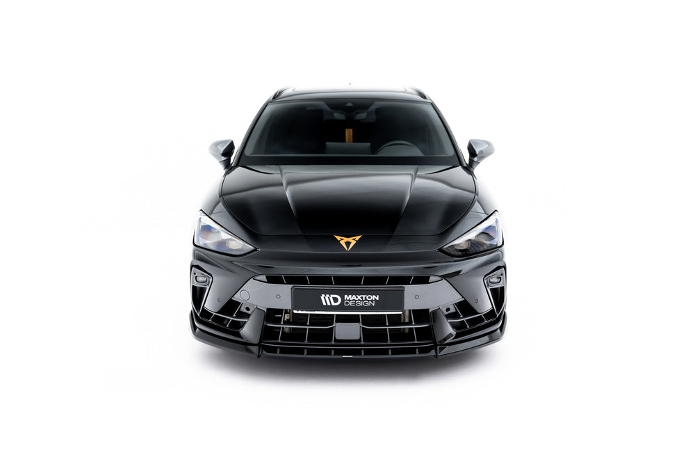 Frontlippe / Frontsplitter / Frontansatz V.1 für Cupra Leon ST / Hatchback Mk1 Facelift von Maxton Design