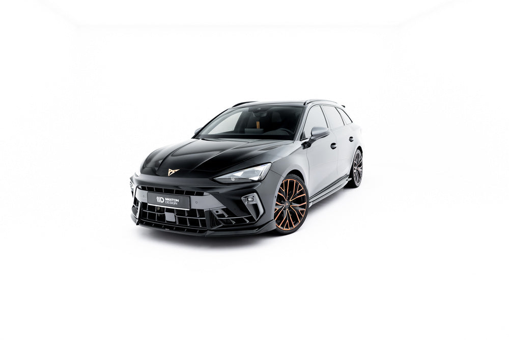 Frontlippe / Frontsplitter / Frontansatz V.1 für Cupra Leon ST / Hatchback Mk1 Facelift von Maxton Design