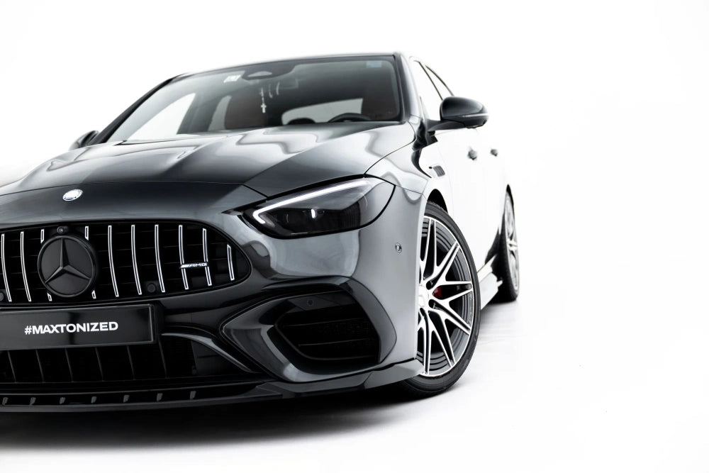 Frontlippe / Frontsplitter / Frontansatz V.1 für Mercedes-AMG C63 Limousine / T-Modell W206 / S206 von Maxton Design